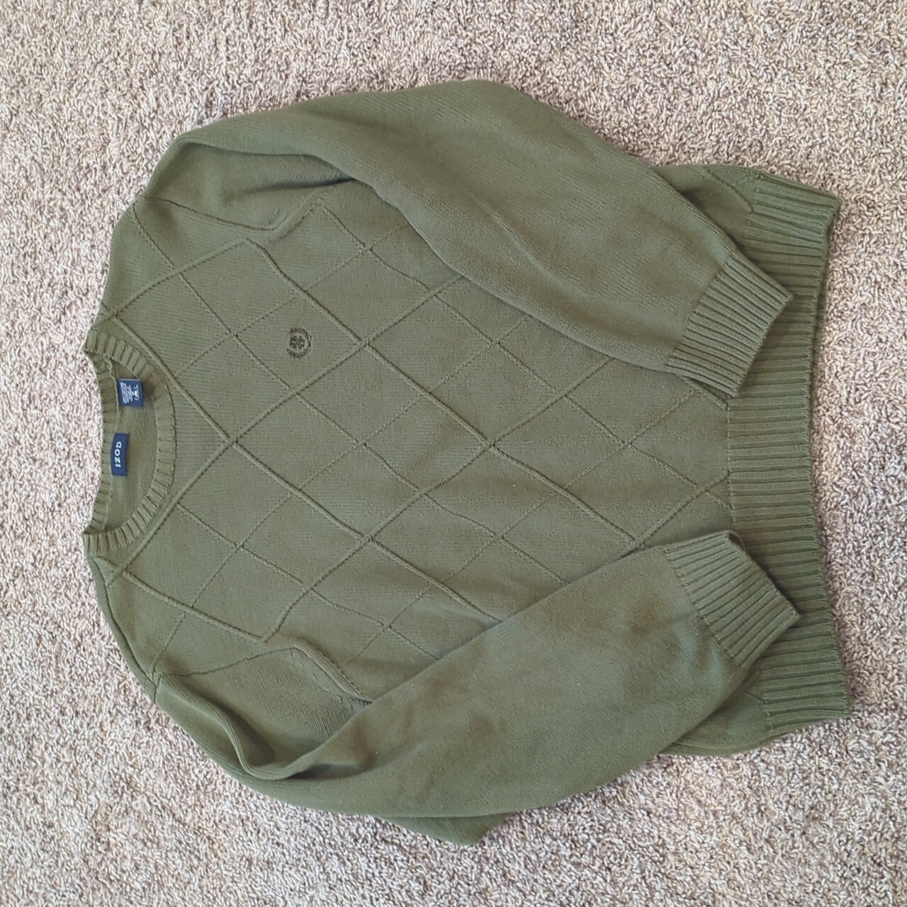 Men's Green Izod Sweater